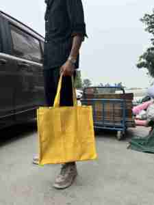 Costom Tote Bags Organic Cotton Luxury Designer Colorful Tote Bag for <b>Printing</b> - Product Image 2