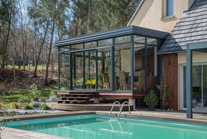 Vente directe Maison en aluminium Véranda en plein air Salle <span class=keywords><strong>de</strong></span> soleil Verre isolé antibruit <span class=keywords><strong>Toit</strong></span> <span class=keywords><strong>de</strong></span> jardin Véranda - Product Image 5