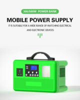 Estación de Energía Portátil de 500W, Batería de Litio de 384Wh, Generador Solar 220V/110V, Respaldo de Emergencia para Camping
