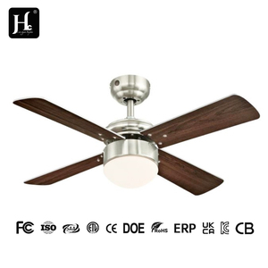Ventilateur de plafond DC léger de 48 pouces et 52 pouces avec finition bronze, lumière intégrée et pales en bois réversibles - Product Image 6