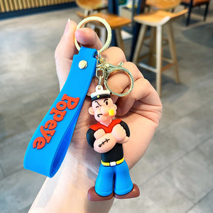 Personnage de <span class=keywords><strong>dessin</strong></span> <span class=keywords><strong>animé</strong></span> <span class=keywords><strong>Popeye</strong></span> Porte-clés <span class=keywords><strong>Olive</strong></span> Fashion Classic Cadeau d'enfance préféré des enfants Porte-clés - Product Image 5