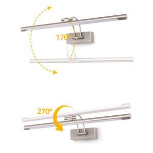 Lámpara de Pared con Espejo LED Moderna de Diseño Nuevo, Iluminación para Cuadros, Color Blanco, Clasificación IP44, Temperatura de Color 3000K/4000K/6000K, Vida Útil de 50000 Horas - Product Image 3