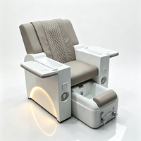 Équipement de salon de beauté et de manucure moderne fauteuil de massage électrique manucure fauteuil de pédicure de luxe avec lumières LED
