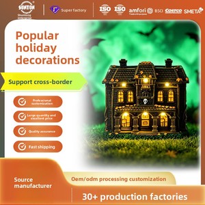 Decoración de Resina con Luces Integradas para el Día de los Muertos, Halloween, Casa Embrujada, Ambiente de Terror - Product Image 5