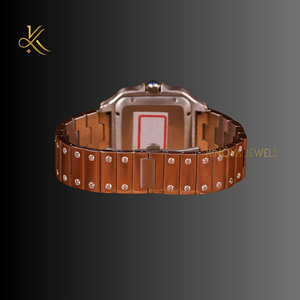 Montre en diamant Moissanite sophistiquée pour femmes avec des matériaux de qualité supérieure et une beauté intemporelle avec un attrait et une brillance de luxe - Product Image 3