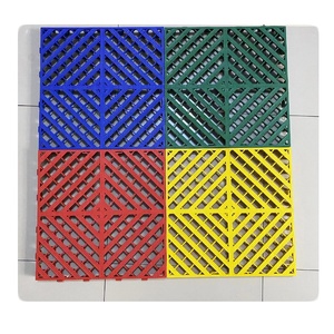 Baldosas Modulares de PP para Piso, Fáciles de Limpiar, con Amortiguación, Antideslizantes, con Drenaje, para Garaje - Product Image 1
