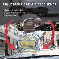 Diffuseur de parfum pour voiture en forme de pomme, sans électricité, pour rétroviseur, vente en gros