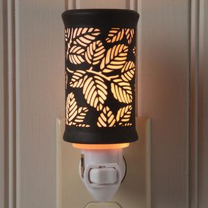 Pink Himalayan Salt Night Light <b>Lamp</b> with Carved Feng Shui Design Eco-friendly <b>Wall</b> <b>Plug</b> and Metal Holder - Product Image 5