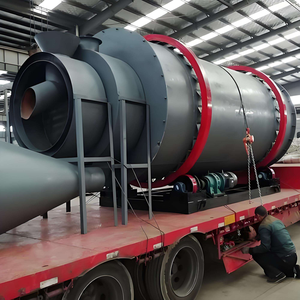 Séchoir rotatif compact de haute qualité avec chauffage électrique, boîte de vitesses contrôlée par PLC et haute productivité - Product Image 1