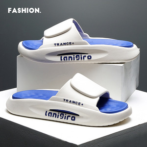 Zapatillas sin cordones para hombre, verano, interior, exterior, baño, baño, antideslizante, para el hogar, Eva, zapatillas para mujer - Product Image 5