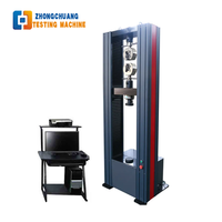 Machine d'essai de traction universelle électronique Zhongchuang WDW-50KN 50kN à double colonne, commande par ordinateur pour métaux et caoutchouc