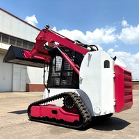 Livraison Gratuite Chargeuse Compacte à Chenilles Économique Diesel EPA/EURO 5 4x4 Moteur Yanmar Haute Puissance