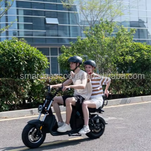 Scooter électrique urbain tout-terrain avec batterie au lithium étanche, conception à deux roues, suspension intégrale, vitesse maximale de 25 km/h - Product Image 2