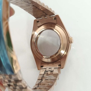 Boîtier <span class=keywords><strong>de</strong></span> luxe en or rose 41 mm pour homme, boîtier classique en acier inoxydable <span class=keywords><strong>de</strong></span> haute qualité pour les affaires - Product Image 4