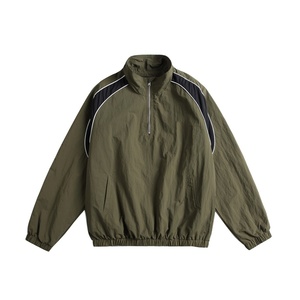 เสื้อแจ็คเก็ตดีไซน์ใหม่คุณภาพสูง หลายกระเป๋า ซิปครึ่งตัว แจ็คเก็ตทำงานแบบสั่งทำ - Product Image 5