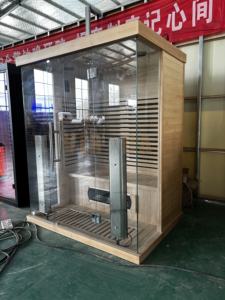 Sauna Interior Moderna para 2 Personas, Diseño Portátil con Calentador de Bajo EMF, Perfecta para <span class=keywords><strong>Apartamentos</strong></span> u Hogares con Espacio Limitado - Product Image 5