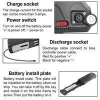 Hailong paket baterai Lithium Ion, 48V 11ah dapat dilepas untuk sepeda listrik dan skuter kinerja tinggi untuk mobilitas ramah lingkungan