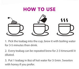 Tisane Chauffante Utérine OEM aux Herbes : Rose, Dattes Rouges, Gingembre, Dong Quai, Goji Bio – Soutien Santé Féminine – 10 Sachets de 8g Chacun – Boîte - Product Image 3