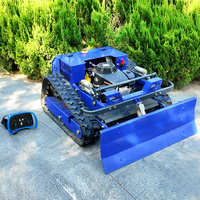 Vente directe d'usine, tondeuse à gazon robotisée à télécommande, tondeuse à gazon robotisée avec lame à neige, vente chaude