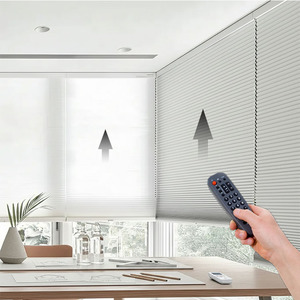 Persianas Motorizadas Inteligentes <span class=keywords><strong>Alexa</strong></span> Eléctricas, Cortinas Celulares Automáticas de Doble Capa Día y Noche para Ventanas Interiores de Casas Modernas - Product Image 1