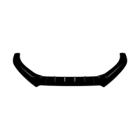 Spoiler avant en ABS noir brillant et motif carbone, modification adaptée à la Volkswagen Polo MK5 6C GTI 2015-2018