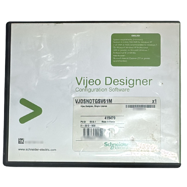 VJDSNDTGSV61M Configuration Software for PLC