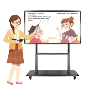Quadro branco interativo portátil de 75 polegadas China Preço do quadro branco interativo com toque de dedo