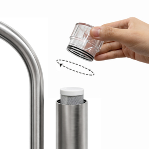 Grifo de Cocina <span class=keywords><strong>con</strong></span> Filtro de Fibra de Carbono, Grifo Purificador de <span class=keywords><strong>Agua</strong></span> 2 en 1 de <span class=keywords><strong>Acero</strong></span> <span class=keywords><strong>Inoxidable</strong></span> 304 Cepillado para <span class=keywords><strong>Agua</strong></span> Limpia y sin Olores - Product Image 3