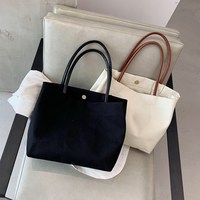 Sacs cabas pour femmes de marque personnalisée durable en toile de coton biologique de qualité supérieure avec fermeture et poignée en cuir