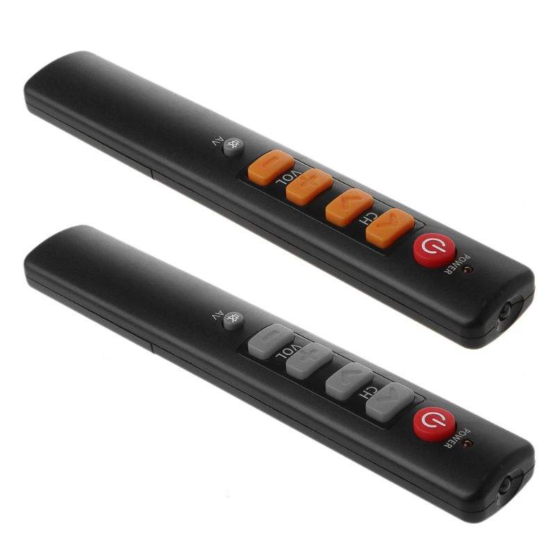 6-Key Learning IR Remote Control with AAA Battery 10m Range LED ...