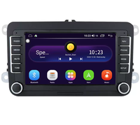 Navigation GPS Android universelle 7 pouces pour voiture MP5 Caméra de recul pour Bluetooth CarPlay sans fil 1 an pour tableau de bord Volkswagen