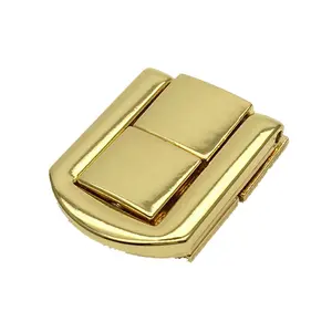 Square Metal Wooden Box Lock Latch Buckle with Three Sizes