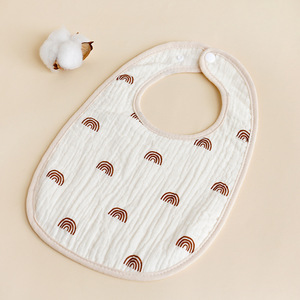 Musselin Baby Bandana Sabberlätzchen 100% Baumwolle Verstellbar Saugfähig 6 Lagen für Neugeborene und Säuglinge - Product Image 4