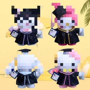 Vendita all'Ingrosso di Bambole di Peluche Melody Kuromi Kitty da 10 <span class=keywords><strong>Pollici</strong></span> (25cm), Personaggi Anime Cartoon per Regali di Laurea - Product Image 1