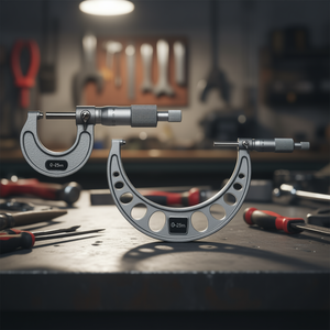 Ttake External <b>Micrometer</b> 0-25mm Precision Measurement Tool - Product Image 3
