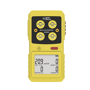 Détecteur de gaz SMART SENSOR 4, moniteur H2S O2 CO LEL, indicateur multiple avec alarme sonore et vibrante AR8900 - Product Image 3