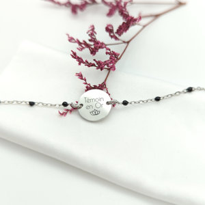 Bracelets personnalisés avec médaillon gravé et chaînes <span class=keywords><strong>de</strong></span> perles Bracelets <span class=keywords><strong>de</strong></span> bijoux pour <span class=keywords><strong>maman</strong></span> Cadeaux <span class=keywords><strong>de</strong></span> <span class=keywords><strong>naissance</strong></span> Cadeaux <span class=keywords><strong>de</strong></span> Saint-Valentin - Product Image 6