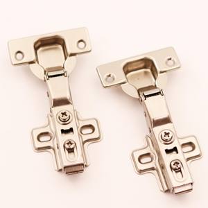 Оптовая продажа: Петля для кухонных шкафов с доводчиком, двусторонняя, 3D-регулировка, скрытая, гидравлическая, с буфером малого угла, никелированная - Product Image 3