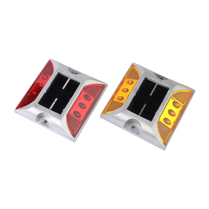 Năng lượng mặt trời Powered nhôm Cat Eye thiết kế đường Stud an toàn giao thông đánh dấu cho đô thị vỉa hè - Product Image 1