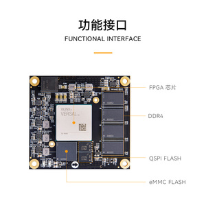 Carte de développement FPGA Black Gold V100 Versal AI XCVE2302, accélérateur d'inédition d'IA haute performance - Product Image 1