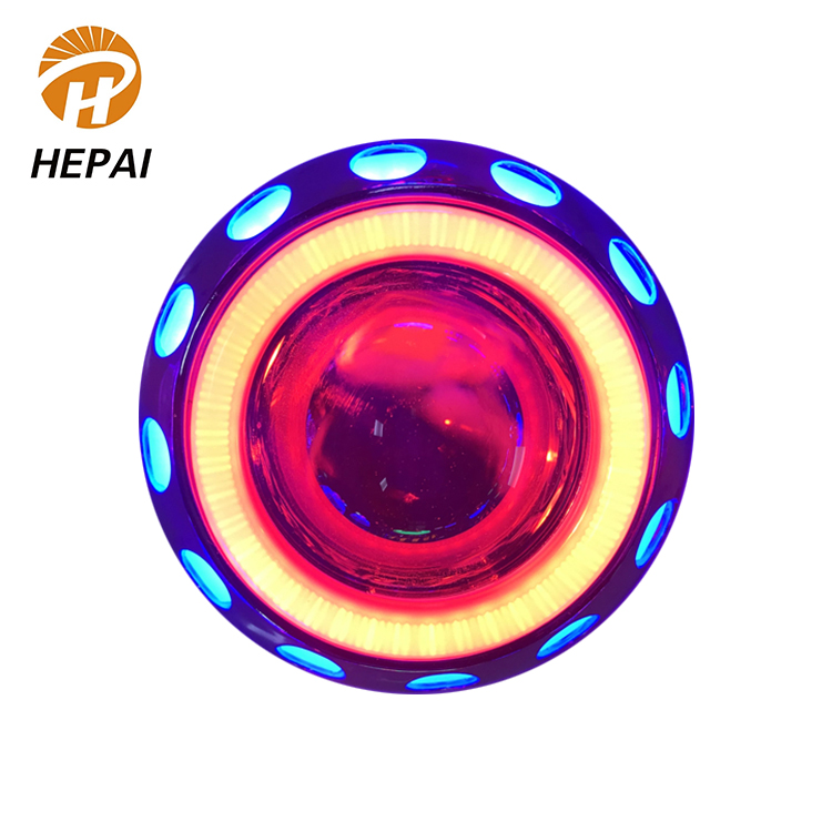 Супер яркий 10 Вт светодиодные дьявольские глаза 5 видов цветов лазерный пистолет для вождения передние фары светодиодные фары для мотоцикла