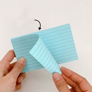 การ์ดอินเด็กซ์ 100 ชิ้น, การ์ดแฟลชสีขนาด 3x5 นิ้วพร้อมห่วง, การ์ดโน้ตแบบมีเส้น, การ์ดเรียนแบบมีเส้น, การ์ดแฟลชการ์ด, การ์ดโน้ตแบบหนา - Product Image 3