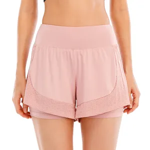 Pantalones de Yoga de cintura alta para mujer, ropa deportiva para yoga con control de barriga, pantalones cortos para gimnasio, mallas cortas, mallas de yoga