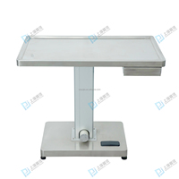 Electric Reusable Veterinary Instrument Vet Operating Table Lifting Scale 304 Stainless Steel Silver for Dog Cat Exam Treatment