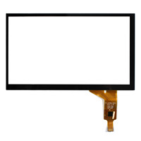 Modul Layar Tampilan Antarmuka I2C Layar Sentuh Lcd 7 Inci Mendukung Lima Titik 800X480 Panel Sentuh Kapasitif 7 Inci