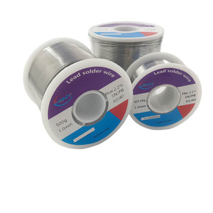 Filo di saldatura con anima in colofonia a basso flusso di fusione da 0.6mm 1kg 60 40 con <span class=keywords><strong>piombo</strong></span> per circuiti stampati con supporto per fili di saldatura ICS - Product Image 1