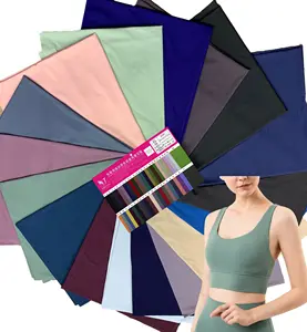 Vente en gros de tissu de leggings de yoga en polyamide élasthanne et élasthanne