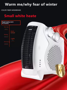 Calefactor Eléctrico Portátil con Ventilador y 2 Ajustes de Calor, Protección Contra Sobrecalentamiento, para el Hogar y Habitaciones Pequeñas - Product Image 3