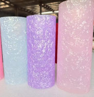 Vente en gros de panneaux d'acrylique pour tambours, matériau en celluloïd, feuille colorée nacrée, décoration, plaques en PVC, verre acrylique