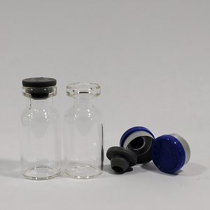 Vendita calda fiala di vetro ambrato da 2ml con tappo <span class=keywords><strong>in</strong></span> gomma e tappo <span class=keywords><strong>in</strong></span> alluminio per il farmaco - Product Image 2